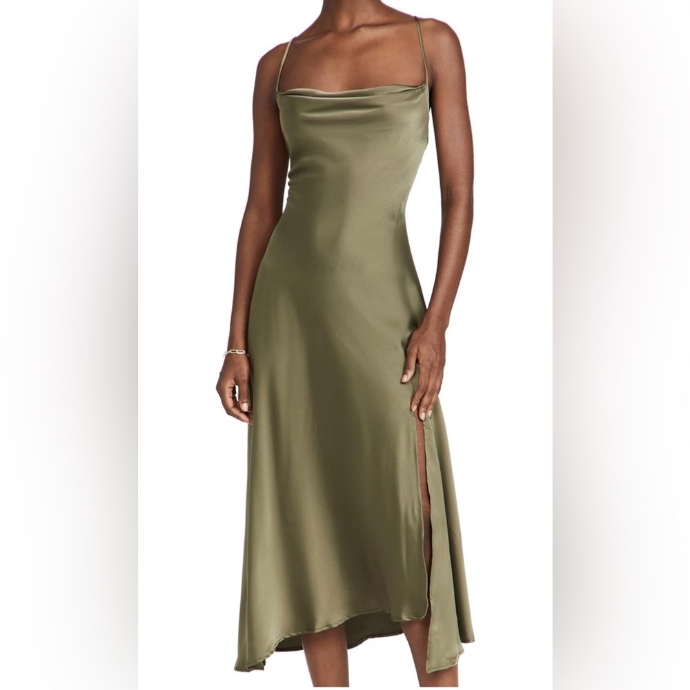 ASTR the Label Gaia dress in Sage